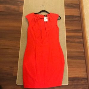 Little red/orange dress SIZE 12 H&M